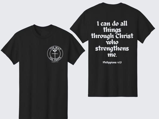 “Christ my strength” t-shirt
